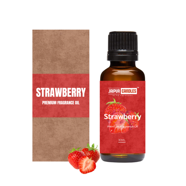 Jaipur Candles Premium Fragrance oil- 30ML (Strawberry)