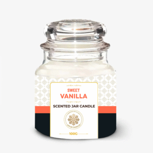 Jaipur Candles Dome Jar Scented Candle | 100 Grams, 1 Candle (Sweet vanilla)