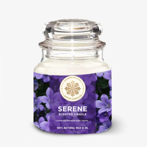 Jaipur Candles Dome Jar Scented Candle | 100 Grams, 1 Candle (Serene)