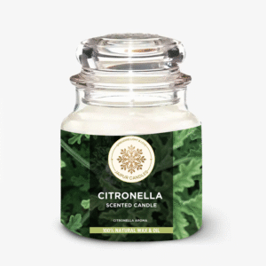 Jaipur Candles Dome Jar Scented Candle | 100 Grams, 1 Candle (Citronella)