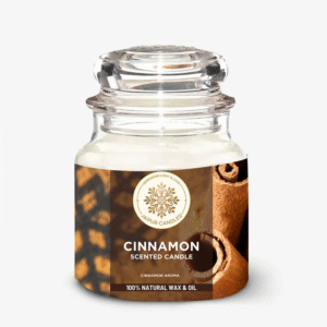Jaipur Candles Dome Jar Scented Candle | 100 Grams, 1 Candle (Cinnamon)