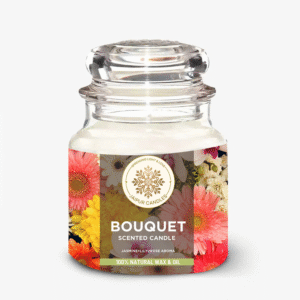 Jaipur Candles Dome Jar Scented Candle | 100 Grams, 1 Candle (Bouquet)