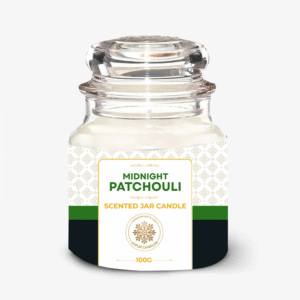 Jaipur Candles Dome Jar Scented Candle | 100 Grams, 1 Candle (Midnight Patchouli)