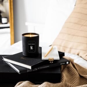 Jaipur Candles Premium Frosted Scented Candle | 175 Grams, 1 Candle (Black Magic)
