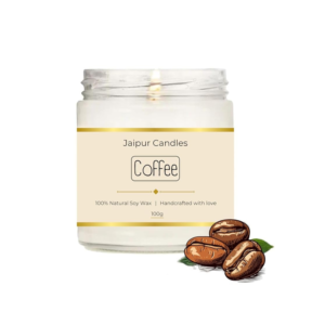 Jaipur Candles Coffee Scented Candle | 100 Grams, 1 Candle