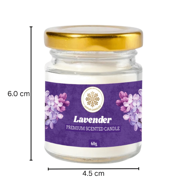 Jaipur Candles Glass Jar Scented Candles Gift Set | Scented Candle Set of 6 | Highly Fragrance Candles Pack of 6 Mini Jars (Pack of 6), Aromatherapy Candles - Image 7