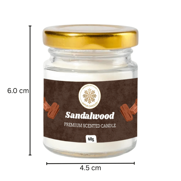 Jaipur Candles Glass Jar Scented Candles Gift Set | Scented Candle Set of 6 | Highly Fragrance Candles Pack of 6 Mini Jars (Pack of 6), Aromatherapy Candles - Image 4
